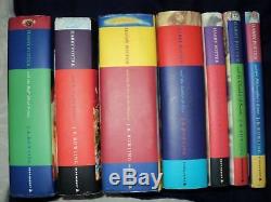 Harry Potter Complete Set De 7 Livre Relié Bloomsbury Books 1st Edition