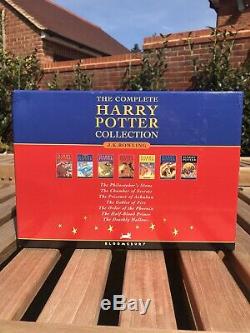 Harry Potter Complete Set Dur Retour 1-7 Avec Coverslip