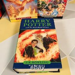 Harry Potter Complete Set Hardbacks In Dust Covers Bloomsbury 3 1ère Édition Vgc