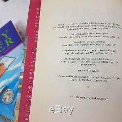 Harry Potter Complete Set Livre À Couverture Rigide 1-7 Bloomsbury Jk Rowling First Editions