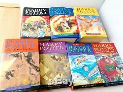 Harry Potter Complete Set Livre À Couverture Rigide Bundle Books 1-7 J. K. Rowling