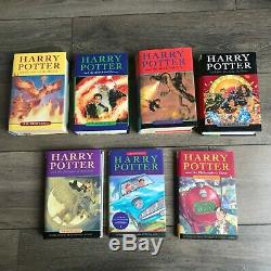 Harry Potter Complete Set Lot De 7 Livres Bloomsbury 1-7 1 2 3 4 5 6 7