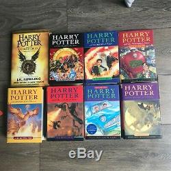 Harry Potter Complete Set Lot De 8 Livres Bloomsbury Raincoast 1-8 1 2 3 4 5 6 7