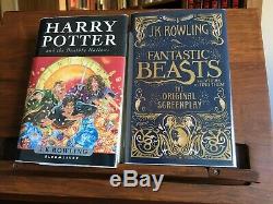 Harry Potter Complete Set Plus 1, J. K. Rowling, Bloomsbury, Hback, Première Édition