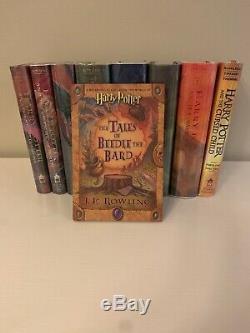 Harry Potter Complete Set Relié 1st / 1st Rowling Signe Hallows Avec Provenance