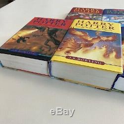 Harry Potter Complete Set Relié Livres 1-7 Bloomsbury Raincoast Jk Rowling