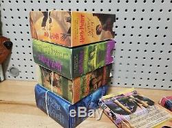 Harry Potter Complete Set Series CD Collection Livres 1 7 Box Usure
