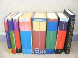 Harry Potter Complete Tous Cartonnés Book Set 1-7 Bloomsbury & Animaux Fantastiques