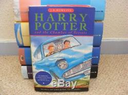 Harry Potter Complete Tous Cartonnés Book Set 1-7 Bloomsbury & Animaux Fantastiques
