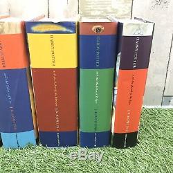 Harry Potter Complete Tous Cartonnés Book Set 1-7 Bloomsbury Jk Rowling & Extras