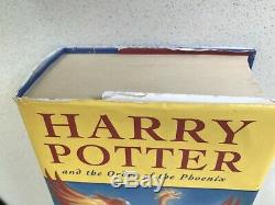 Harry Potter Complete Uk Bloomsbury First Edition Ensemble Complet De 7 Livres Reliés