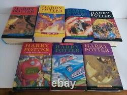 Harry Potter Complete Uk Bloomsbury First Editions Livre À Couverture Rigide Set Collectables