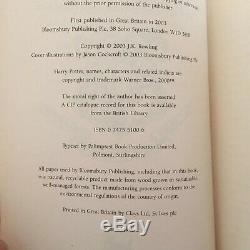 Harry Potter Complete Uk Bloomsbury First Editions Livre À Couverture Rigide Set Collectables