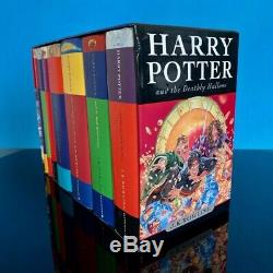 Harry Potter Complete Uk Bloomsbury Hardback Originale Du Livre Coffret Slipcase A
