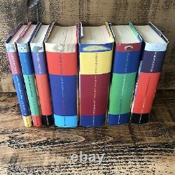 Harry Potter Complete Uk Bloomsbury Premier Livre Set Su Hardback Imprime Tôt