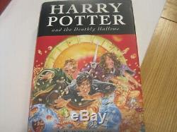 Harry Potter Complete Uk Bloomsbury Premier Livre Set Su Hardback Imprime Tôt