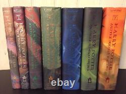 Harry Potter Compléter 1-7 Hcdj3 1ère Impression+ 18 Htf Bonus Booksj K Rowling