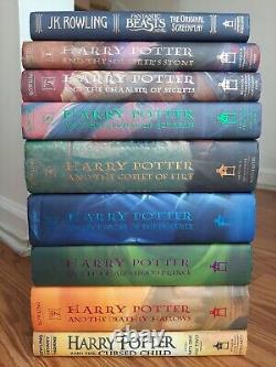 Harry Potter Compléter Les Livres De Hc 1-7 Avec L'enfant Cursé + Les Bêtes Fantastiques 1er Ed