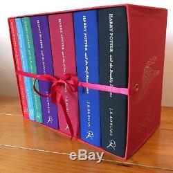 Harry Potter Deluxe Edition Royaume-uni Bloomsbury Set Complet Livres Cartonnés Logo Rare