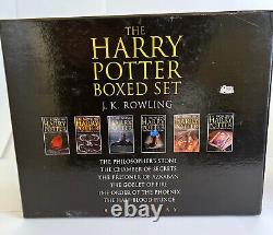 Harry Potter ÉDITION ADULTE ROYAUME-UNI BLOOMSBURY Ensemble de livres complet 1-7 par JK Rowling