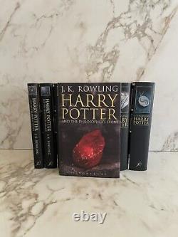 Harry Potter ÉDITION ADULTE UK BLOOMSBURY Complet 1-7 Ensemble de livres Par JK Rowling