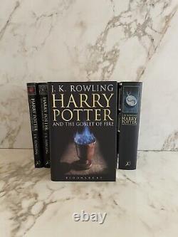 Harry Potter ÉDITION ADULTE UK BLOOMSBURY Complet 1-7 Ensemble de livres Par JK Rowling