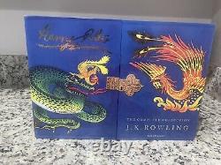 Harry Potter Édition Signature Coffret Complet Relié Tous les 7 Livres 2011 Rare