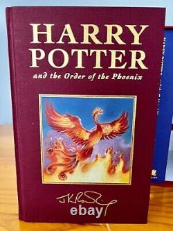 Harry Potter Édition Signature Or Deluxe, Coffret Complet, Bloomsbury