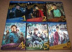 Harry Potter Édition Ultime Années 1-6 Disque Blu-ray Complet 1, 2, 3, 4, 5, 6