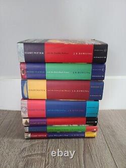 Harry Potter Ensemble Complet 1-7 par JK Rowling (Raincoast/Bloomsbury Couverture Rigide)