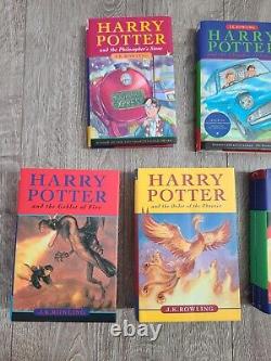 Harry Potter Ensemble Complet 1-7 par JK Rowling (Raincoast/Bloomsbury Couverture Rigide)