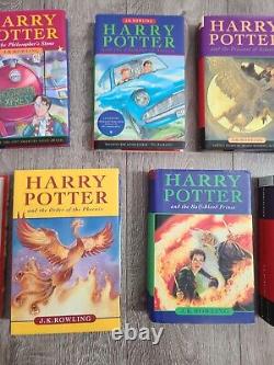 Harry Potter Ensemble Complet 1-7 par JK Rowling (Raincoast/Bloomsbury Couverture Rigide)