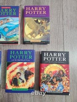 Harry Potter Ensemble Complet 1-7 par JK Rowling (Raincoast/Bloomsbury Couverture Rigide)