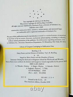 Harry Potter Ensemble Complet 7 Livres J. K. Rowling 1st Ed. Conduction Excellente