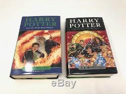 Harry Potter Ensemble Complet À Couverture Rigide 1-7 Bloomsbury Raincoast Jk Rowling Hcdj