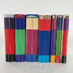 Harry Potter Ensemble Complet Couverture Rigide Livre Lot 1-7 W Vestes Bloomsbury Raincoast