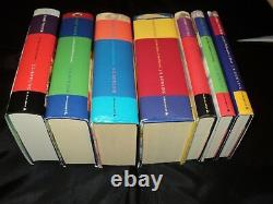 Harry Potter Ensemble Complet De 7 Hardback Bloomsbury Edition Books New Old Stock