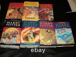Harry Potter Ensemble Complet De 7 Hardback Bloomsbury Edition Books New Old Stock