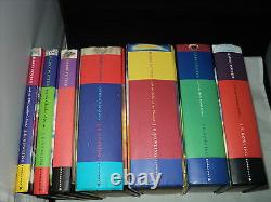 Harry Potter Ensemble Complet De 7 Hardback Bloomsbury Pas De Couvertures De Poussière