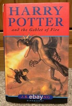 Harry Potter Ensemble Complet De 7 Livre Relié Bloomsbury Books (y Compris 3x 1st Editions)