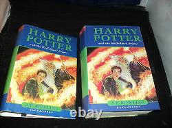 Harry Potter Ensemble Complet De 7 Livres De 1ère Édition De Bloomsbury