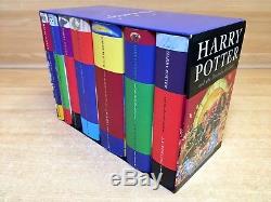 Harry Potter Ensemble Complet De Boîtes À Livres Cartonnées Originales Au Royaume-uni, Bloomsbury, Royaume-uni