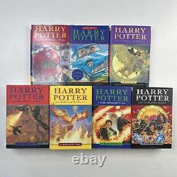 Harry Potter Ensemble Complet De Livres 1-7 Couverture Rigide W Couverture De Poussière Par J K Rowling