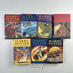 Harry Potter Ensemble Complet De Livres 1-7 Couverture Rigide W Couverture De Poussière Par J K Rowling
