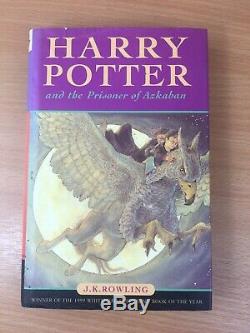 Harry Potter Ensemble Complet De Livres À Couverture Rigide Avec Premières Éditions Et Toutes Les Jaquettes