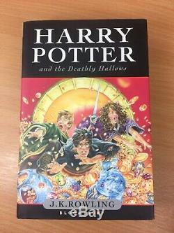 Harry Potter Ensemble Complet De Livres À Couverture Rigide Avec Premières Éditions Et Toutes Les Jaquettes