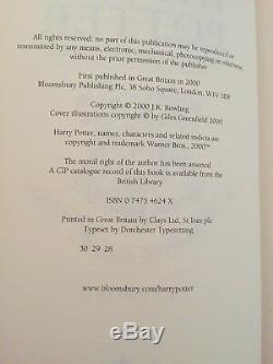 Harry Potter Ensemble Complet De Livres Cartonnés Originaux, Première Édition Au Royaume-uni