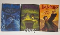 Harry Potter Ensemble Complet De Livres De Couverture Rigide 1-7 Par J. K. Rowling Tout Le 1er Ed Américain