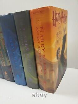 Harry Potter Ensemble Complet De Livres De Couverture Rigide 1-7 Par J. K. Rowling Tout Le 1er Ed Américain