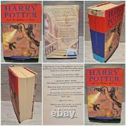 Harry Potter Ensemble Complet De Livres Hardback Bloomsbury 1ère Édition Jk Rowling